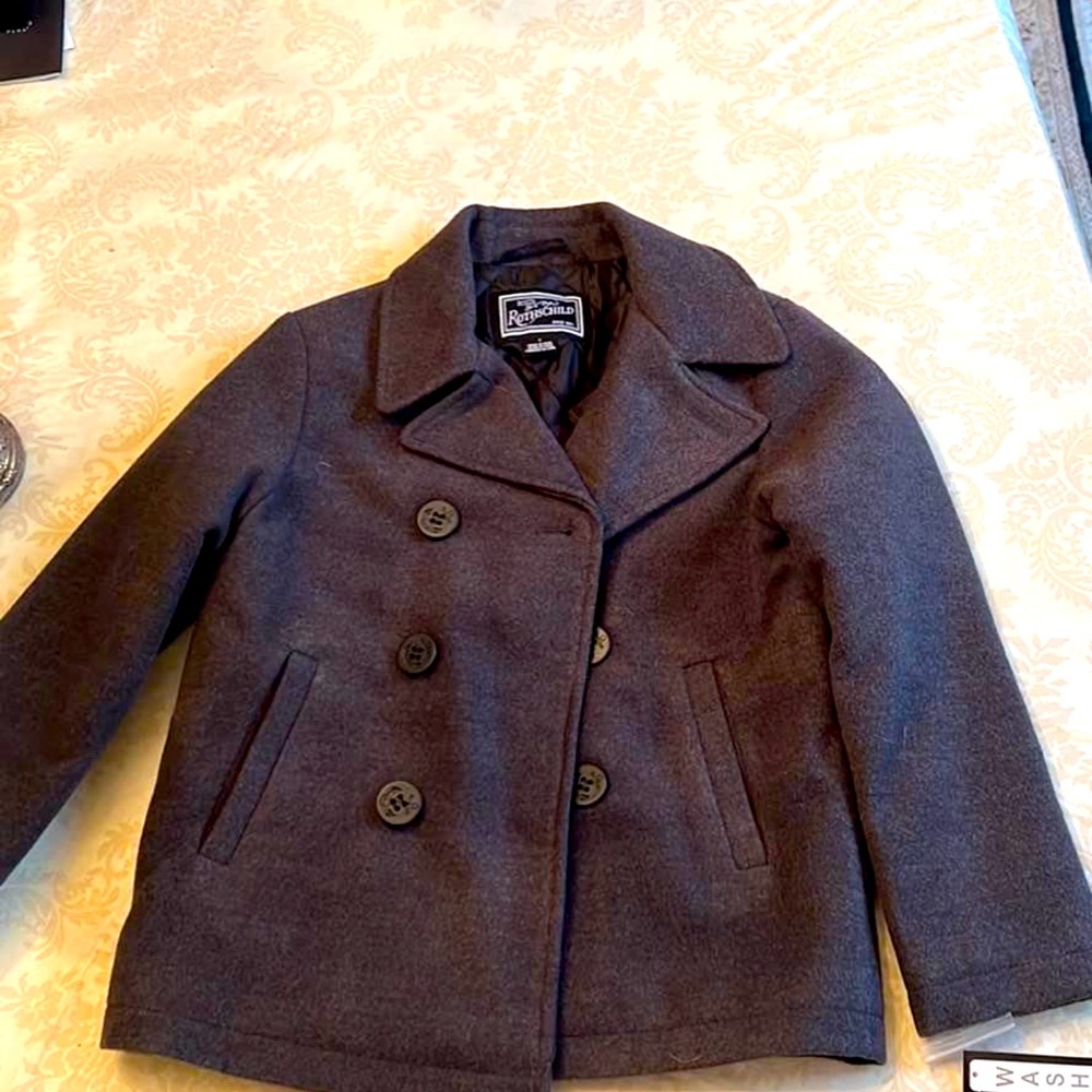 Rothschild boys formal coat black size 7 NWT